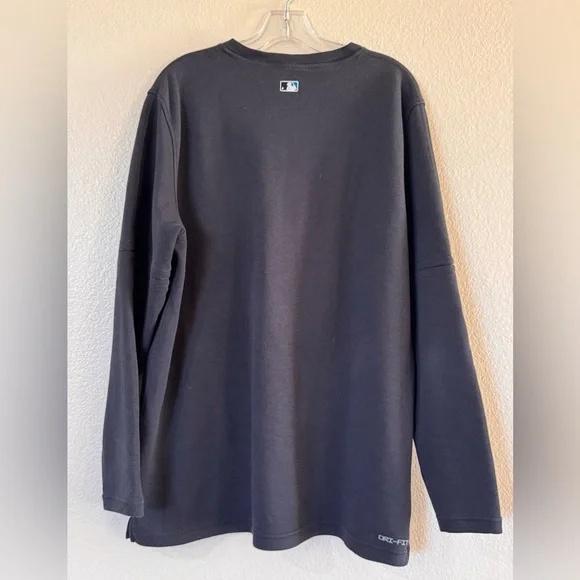 Nike Miami Marlins Authentic Collection Game Time 1/4 Zip Pullover XL M1011459 - Picture 3 of 5